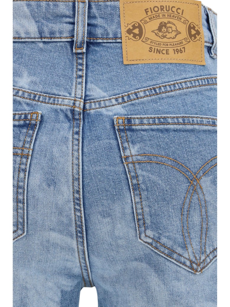 jeans angel-print medium blue by Selfnex
