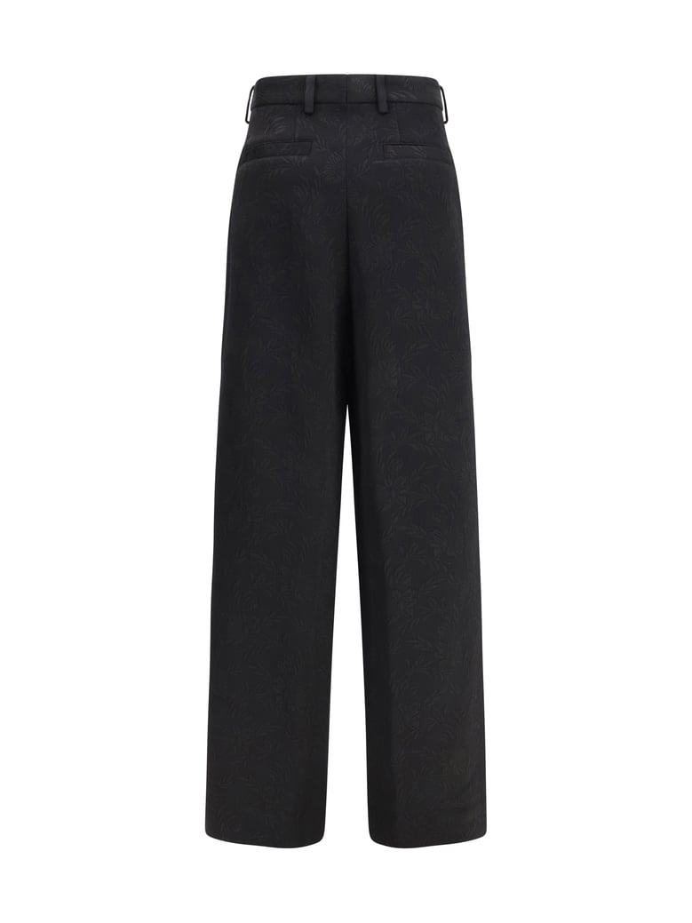 wide-leg trousers black by Selfnex
