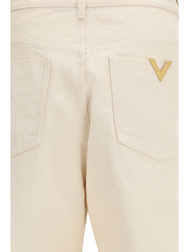denim trousers ivory by Selfnex
