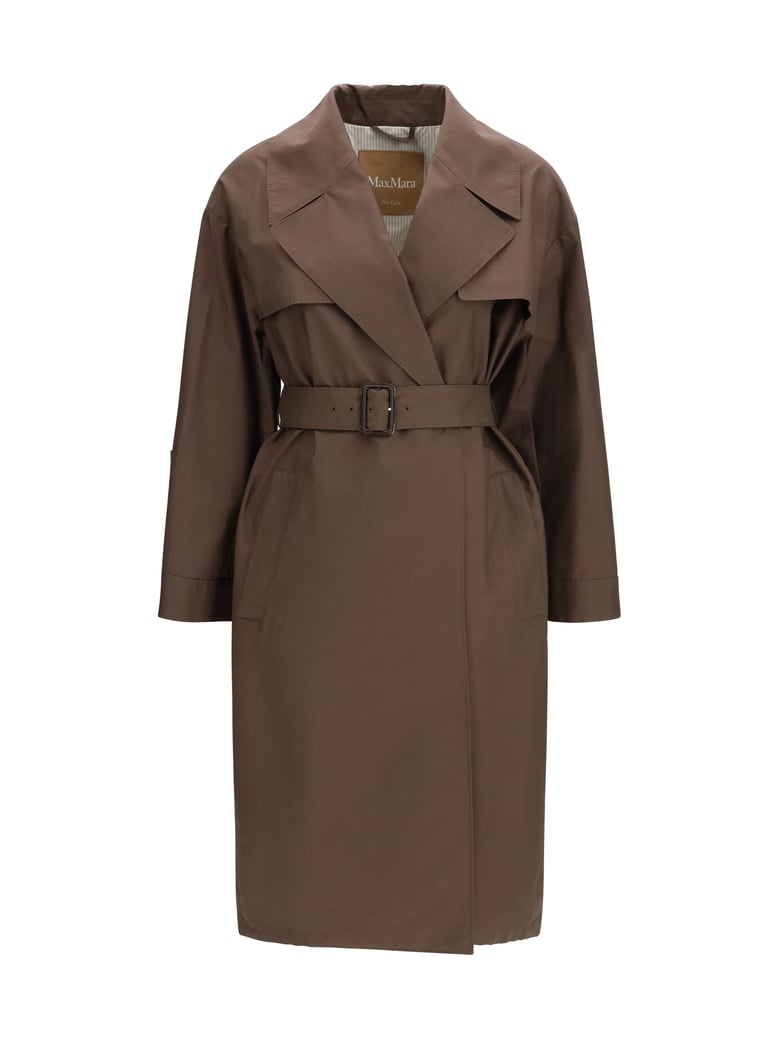 trench coat double-breasted cotton-blend by Selfnex