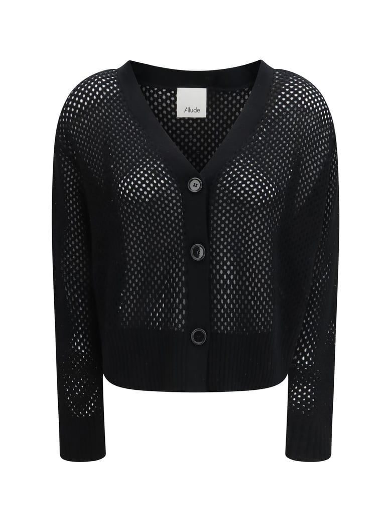cardigan v-neck buttoned black by Selfnex