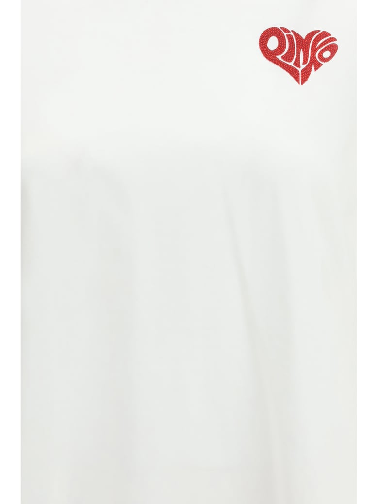 t-shirt strepitoso white/red by Selfnex