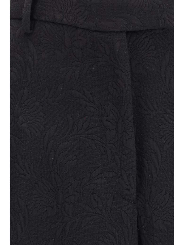 wide-leg trousers black by Selfnex