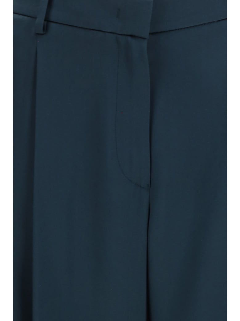 pants pleated silk sea moss by Selfnex
