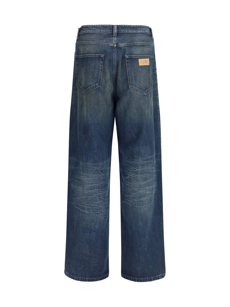 five-pocket pants dark blue by Selfnex