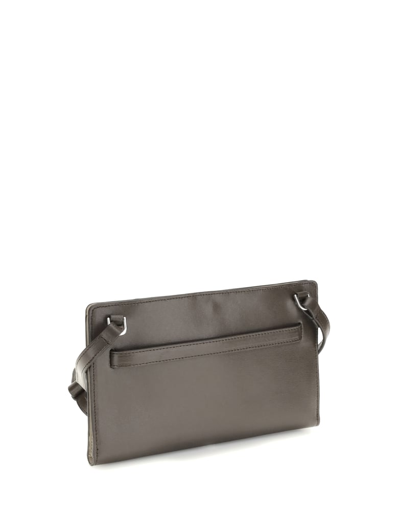belted crossbody bag, bark leather by Selfnex