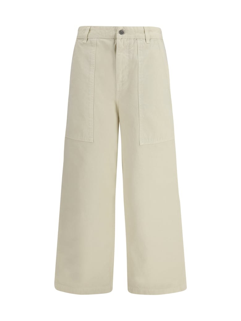trousers cotton light beige by Selfnex