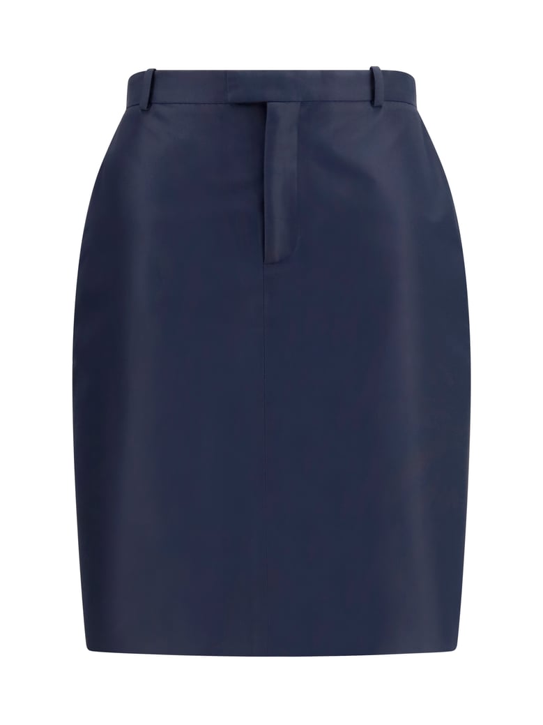 skirt silk faille ink by Selfnex