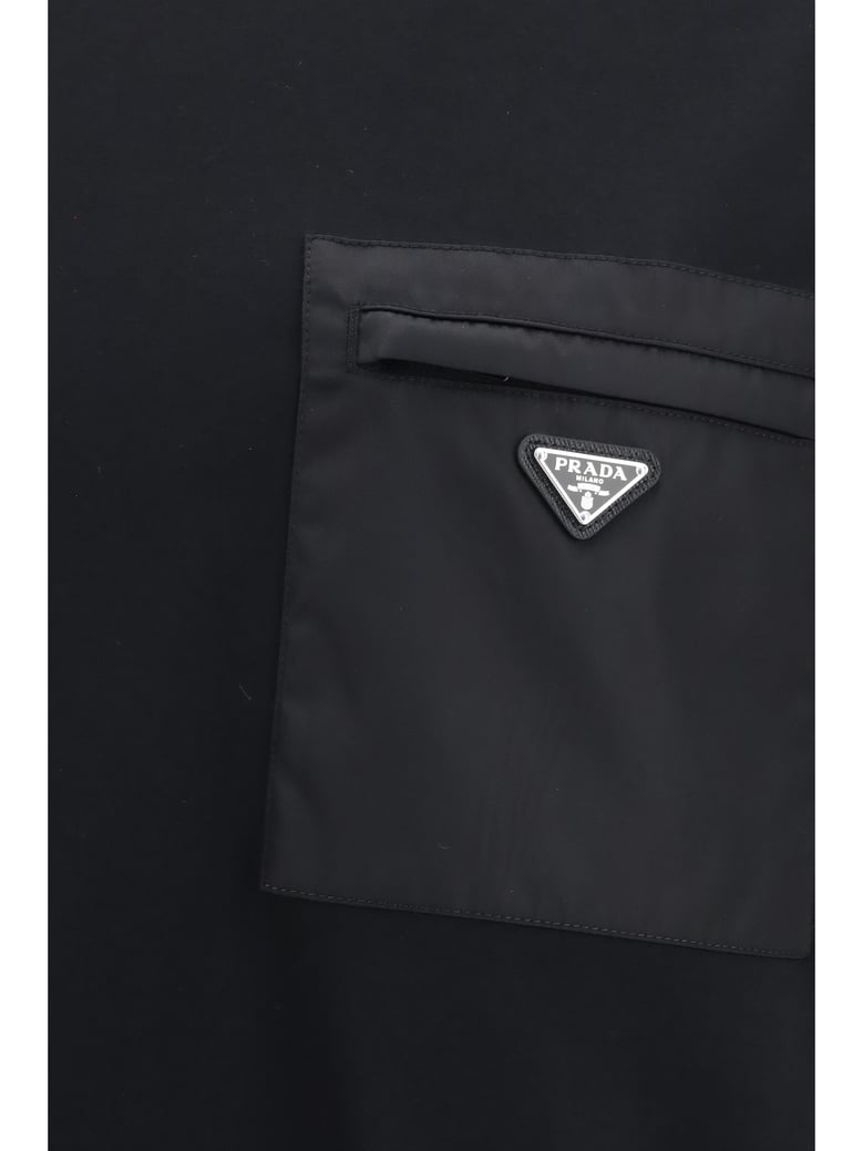 t-shirt with pocket black by Selfnex