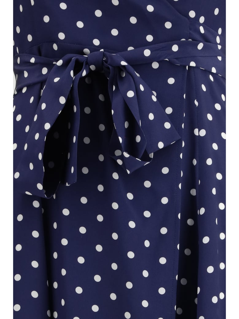 dress polka-dot silk by Selfnex