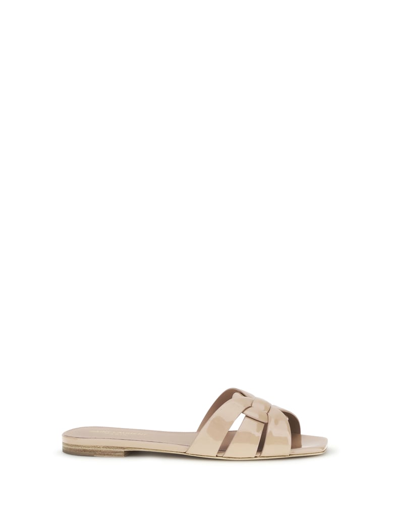 sandals tribute patent leather nude by Selfnex
