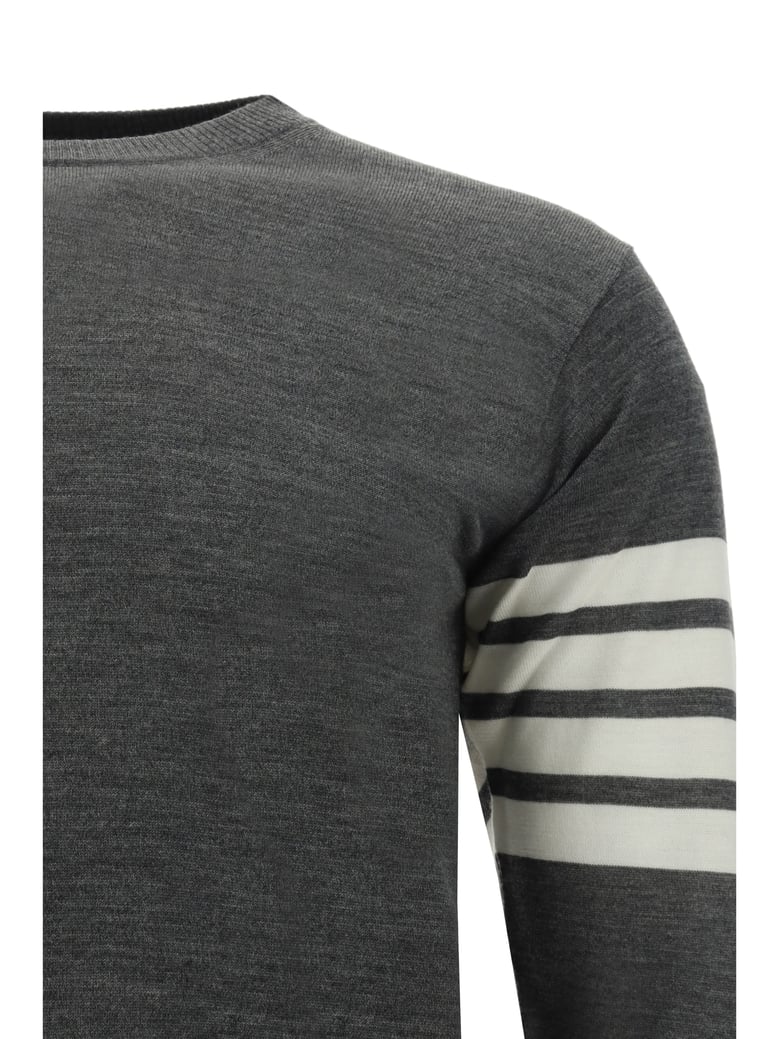 fleece wool sweater med grey by Selfnex