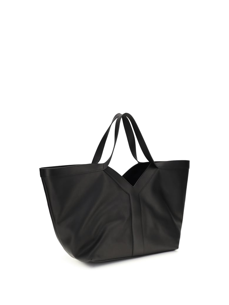 shoulder bag y black calf leather by Selfnex