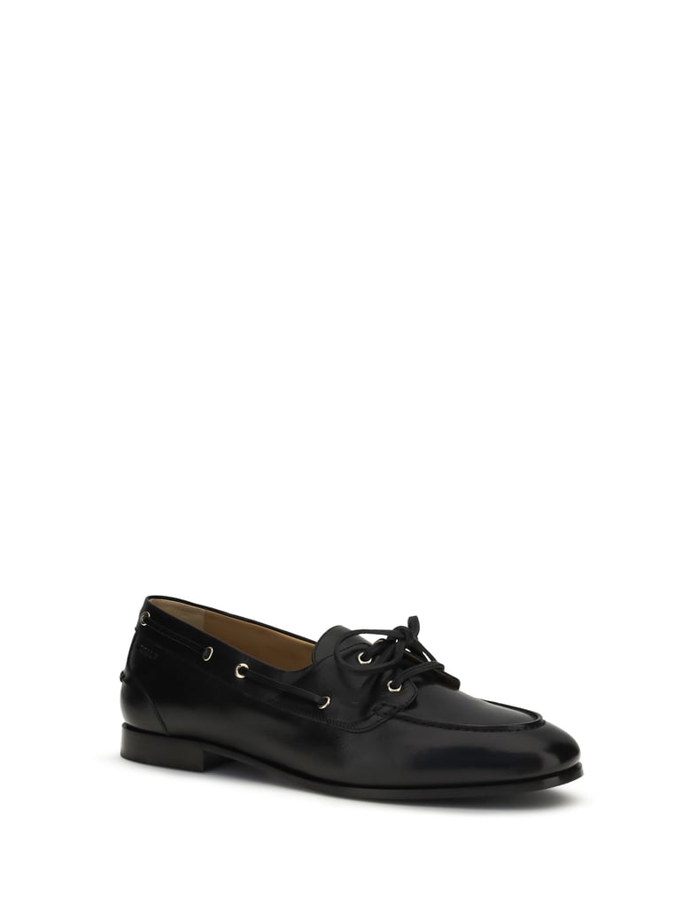 leather loafers plume black by Selfnex