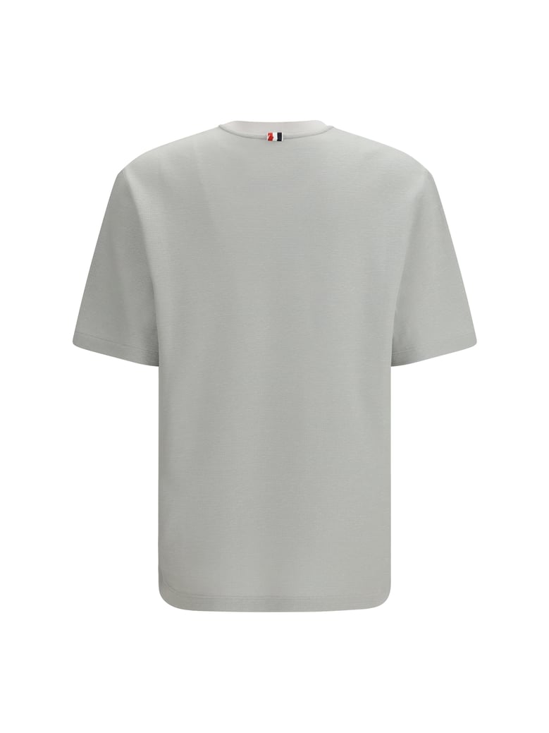 t-shirt short-sleeve pale grey cotton-linen by Selfnex
