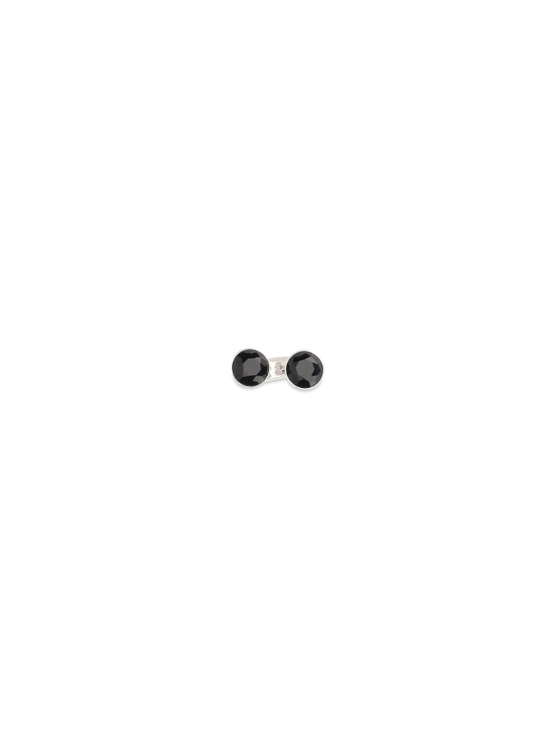 ring with black stones by Selfnex