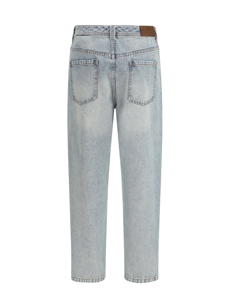 straight jeans light vintage denim by Selfnex