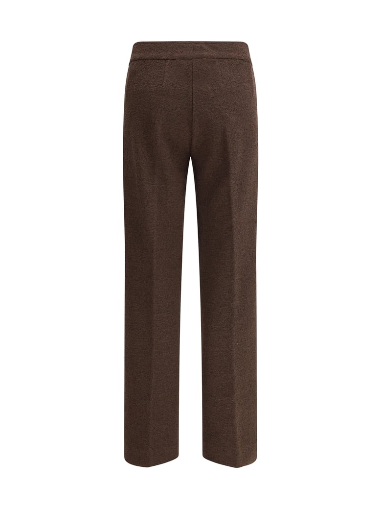 pants bouclé choco by Selfnex