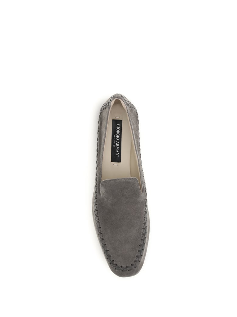 leather loafers grey by Selfnex