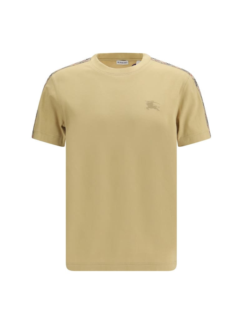 t-shirt with check trims by Selfnex