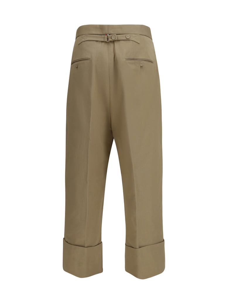 pants gabardine khaki by Selfnex