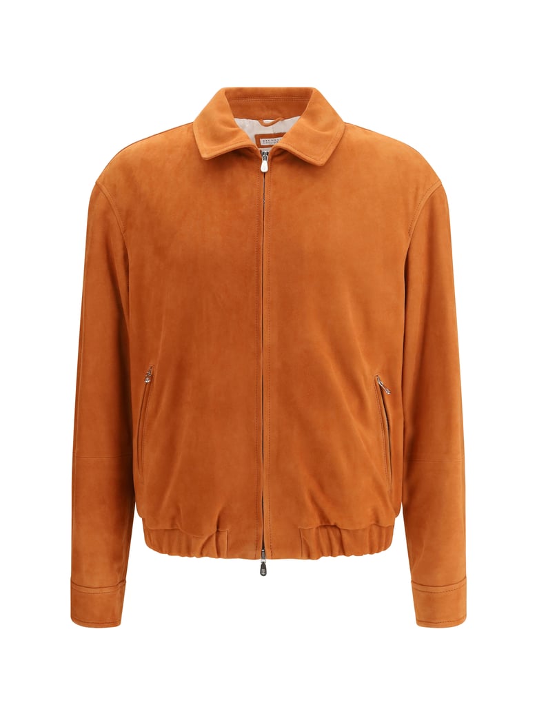 jacket calf leather apricot by Selfnex