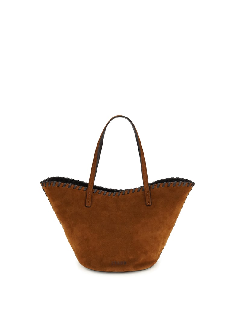 handbag caro suede tobacco/espresso by Selfnex