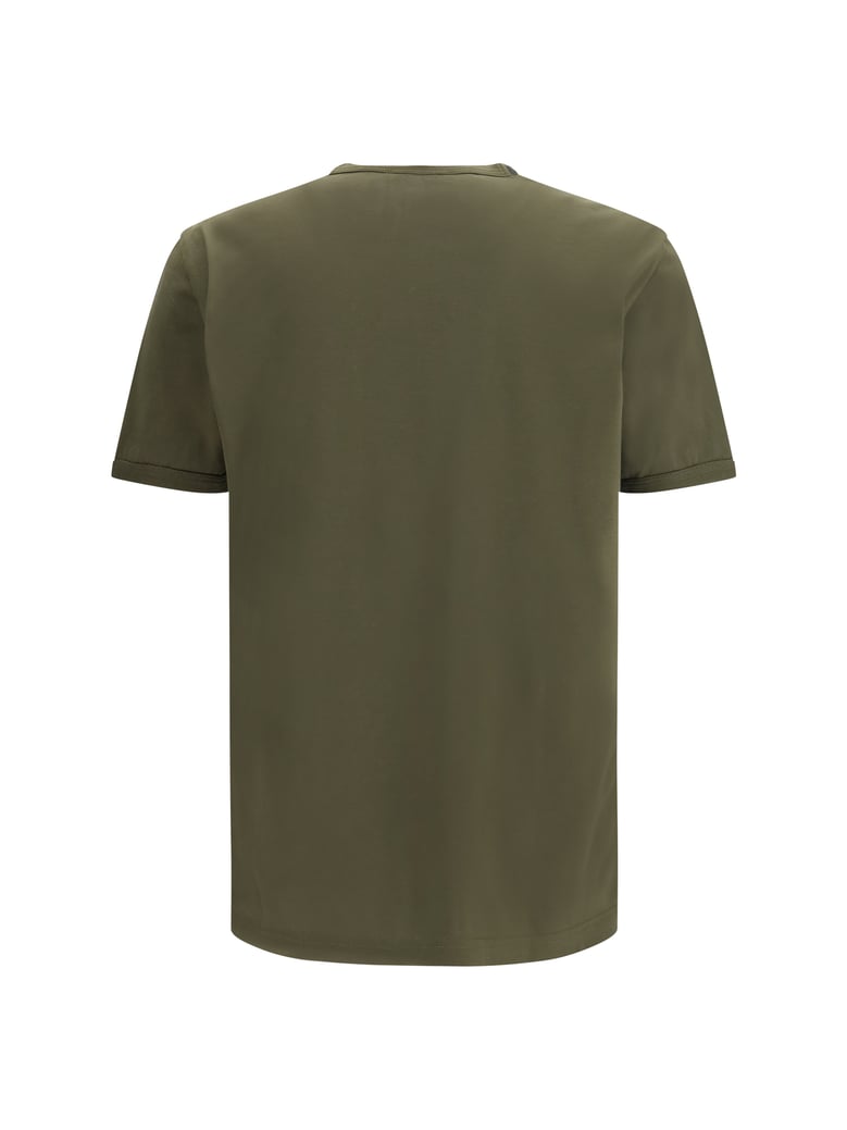 t-shirt logo patch dark brown by Selfnex