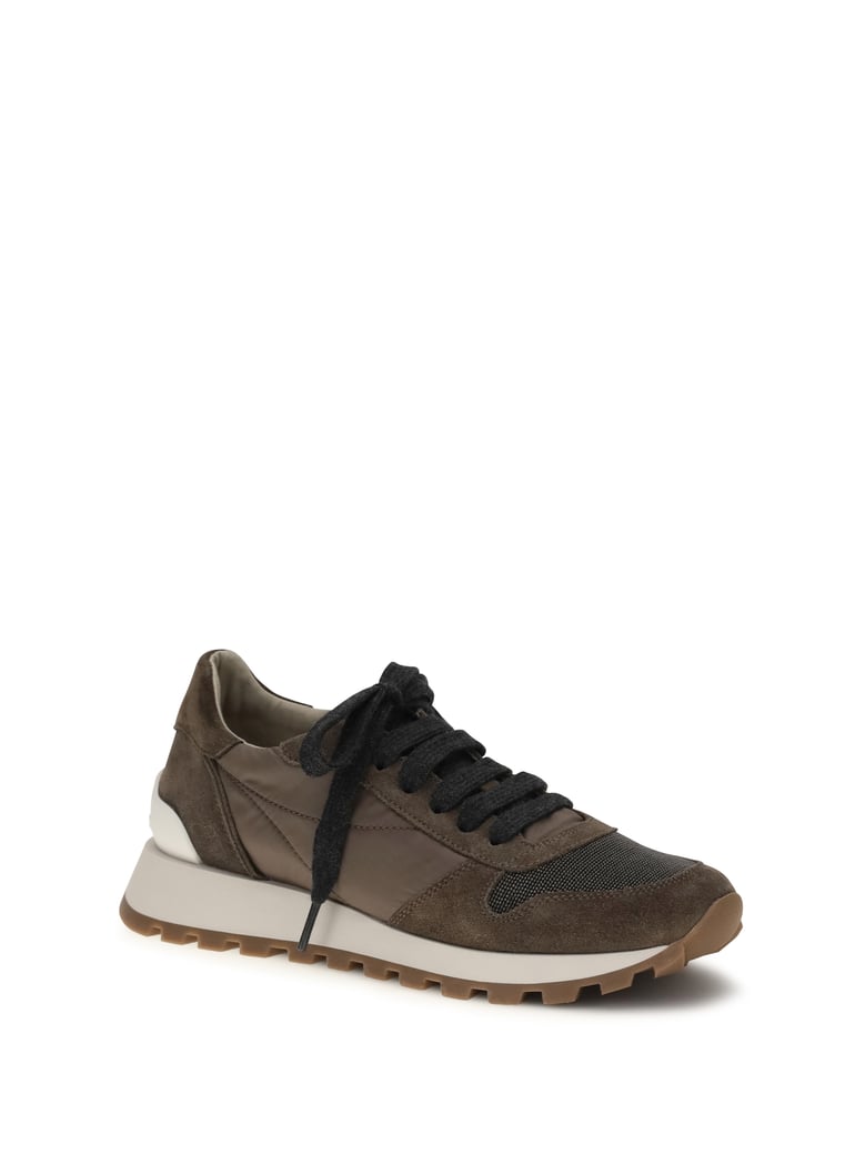 sneakers active brown calf leather by Selfnex