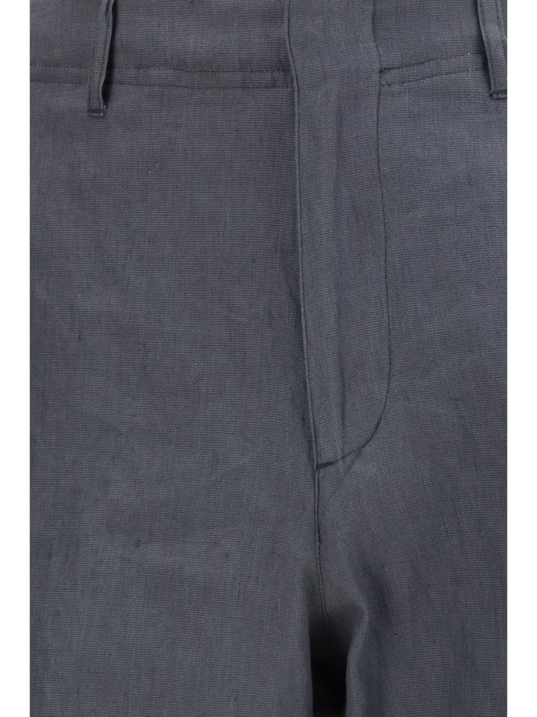 pants linen-cotton grey by Selfnex