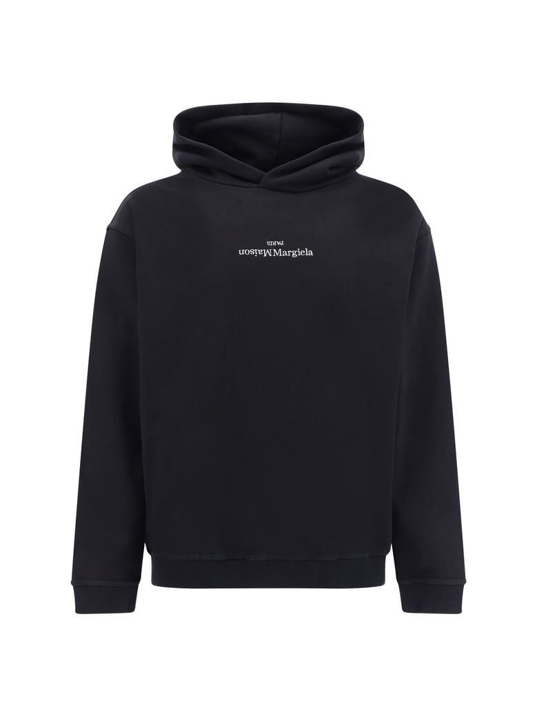 hoodie black/white embroidery by Selfnex