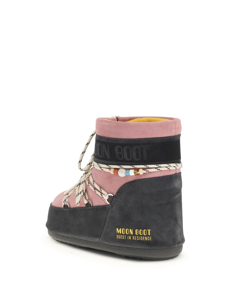 boots icon low suede grey/rose by Selfnex