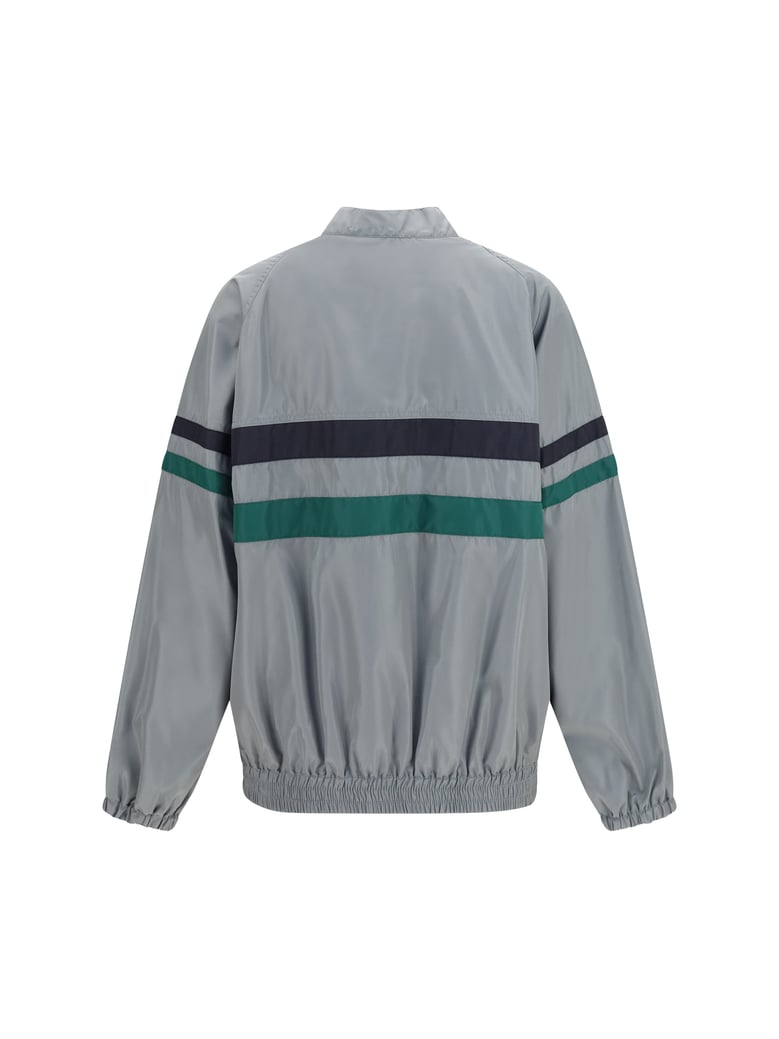 technical silk jacket lead grey by Selfnex