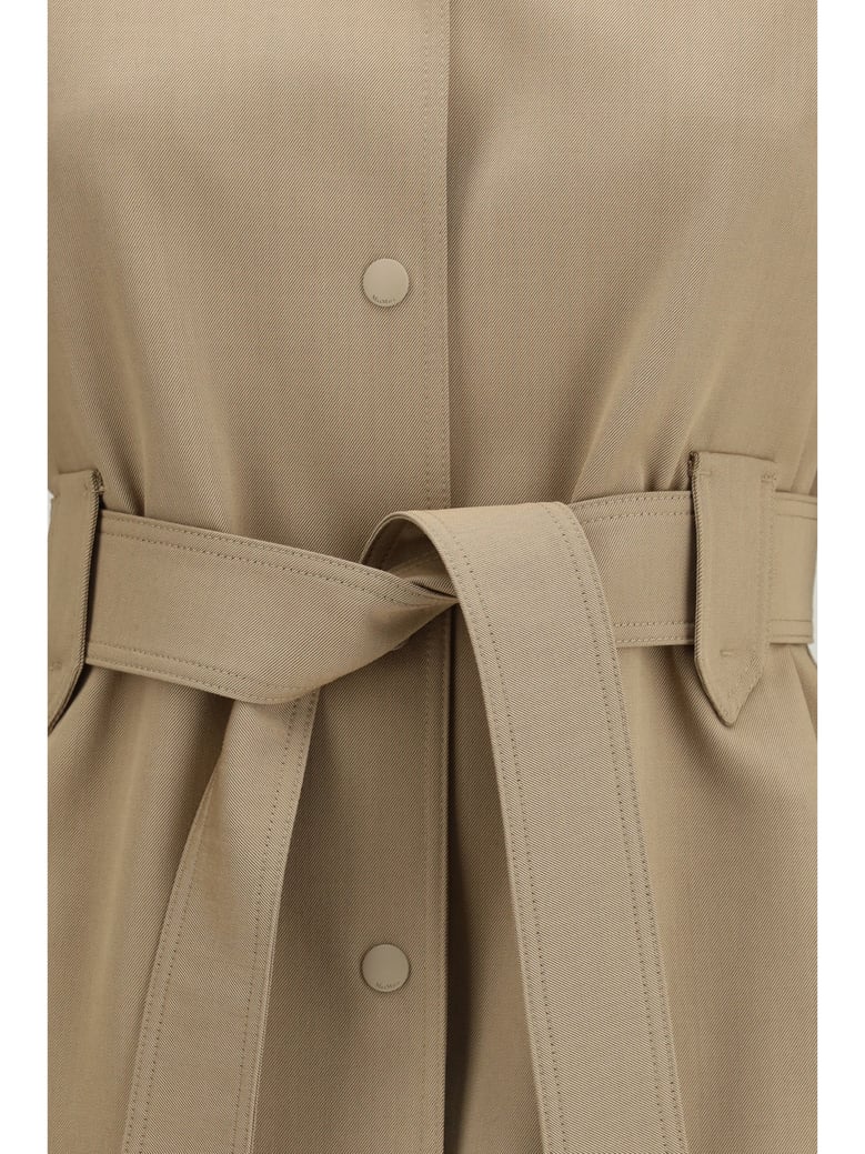 jacket-shirt virgin wool hazelnut by Selfnex