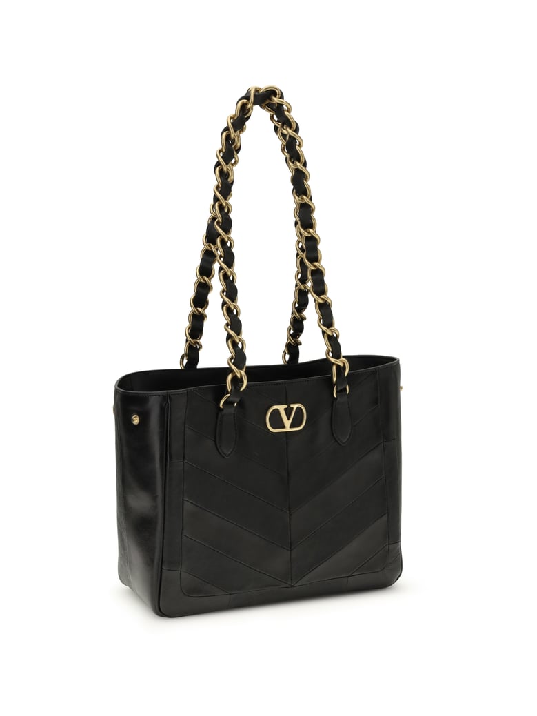 small shopping bag laseine black by Selfnex