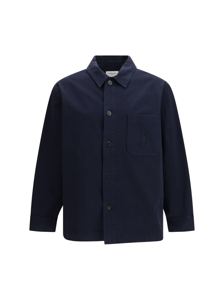 overshirt cassandre dark purple gabardine by Selfnex