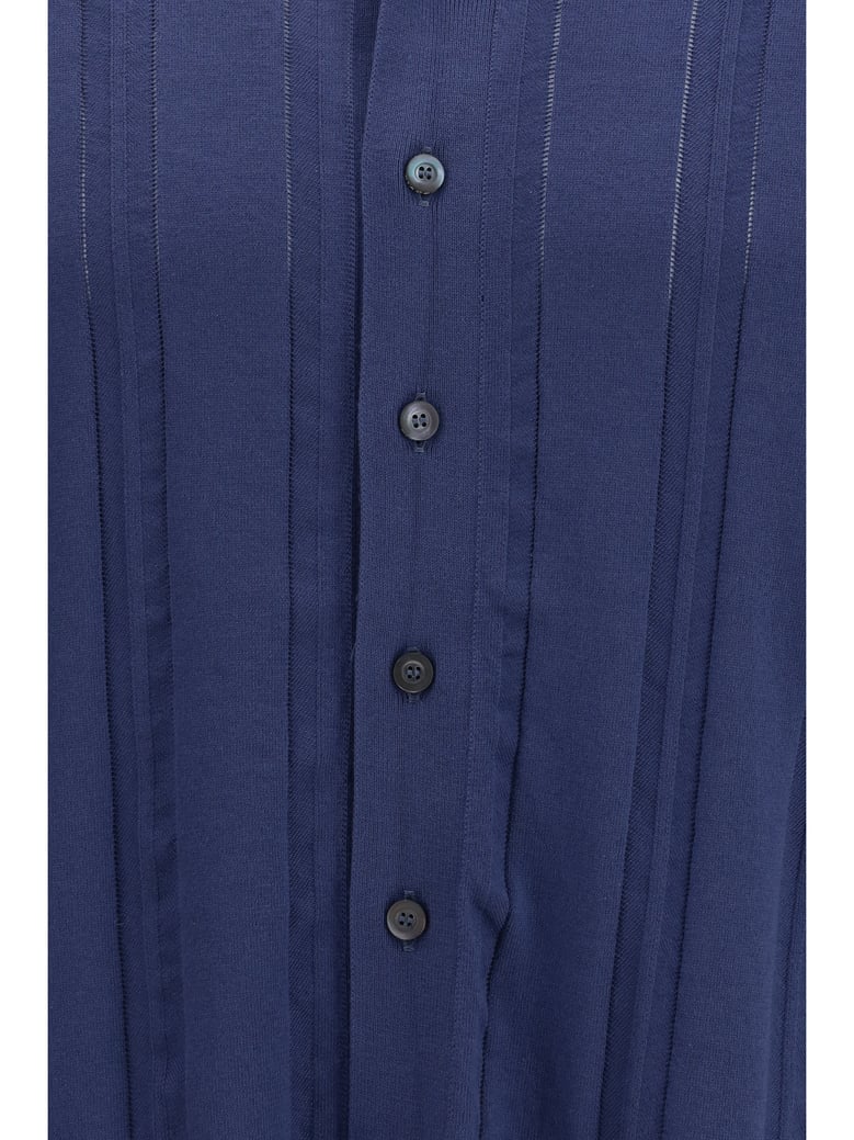 polo shirt indigo blue by Selfnex