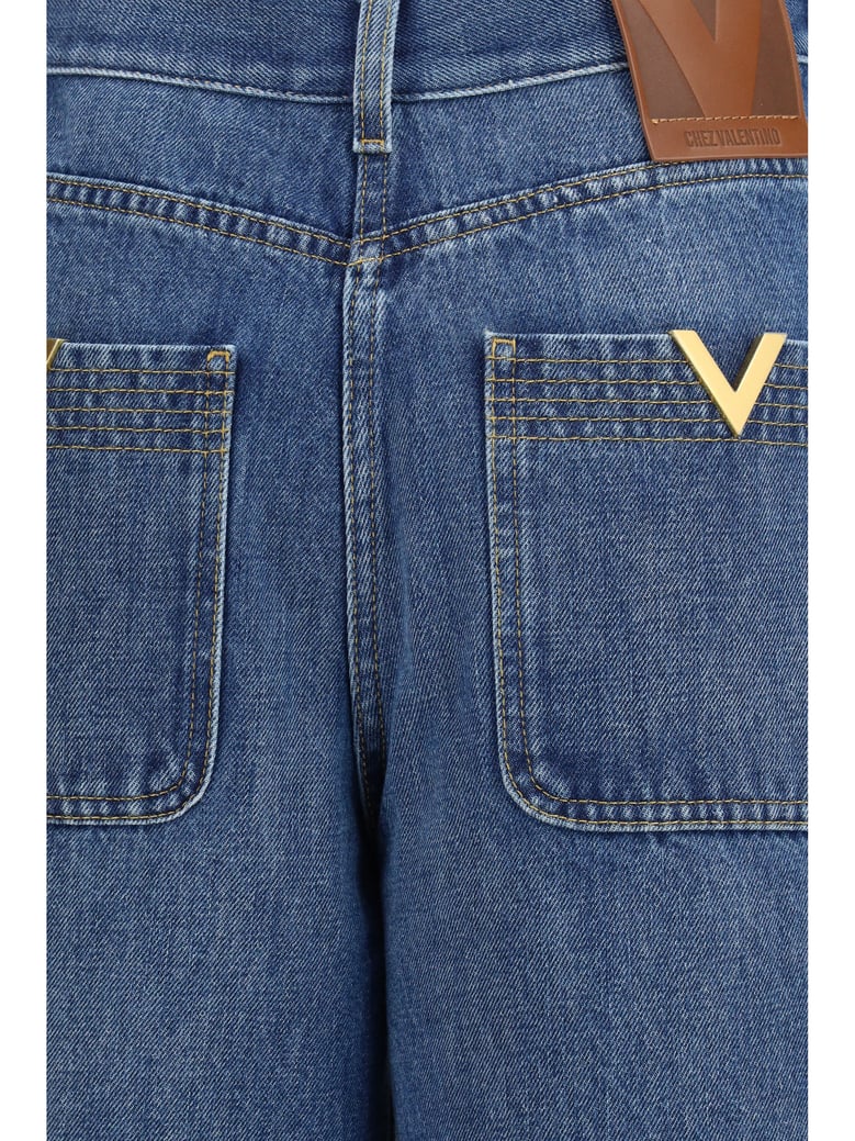 jeans logo detail medium blue by Selfnex