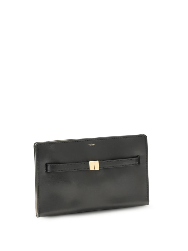 belted leather crossbody bag black by Selfnex