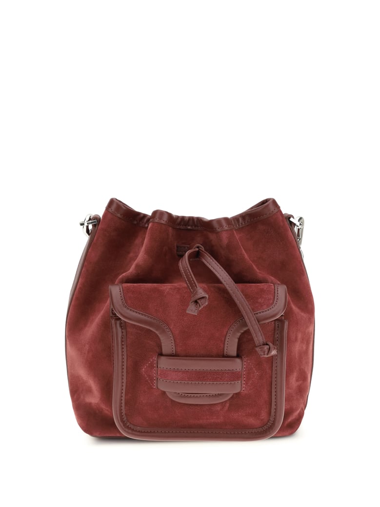 bucket bag alpha carmine burgundy by Selfnex