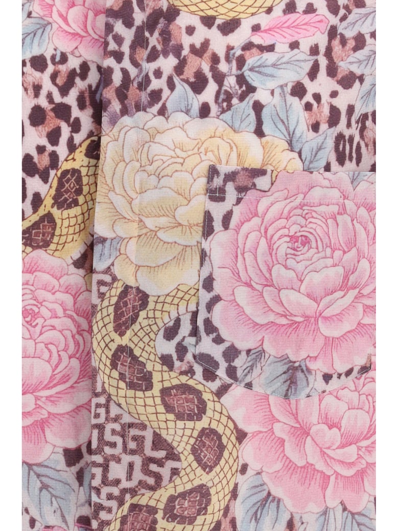 shirt animalier orchid pink/bone by Selfnex