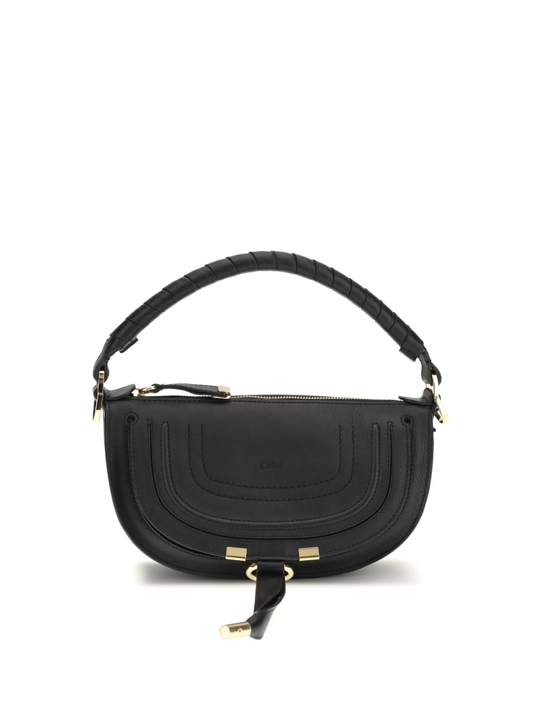 shoulder bag marcie mini black calfskin by Selfnex