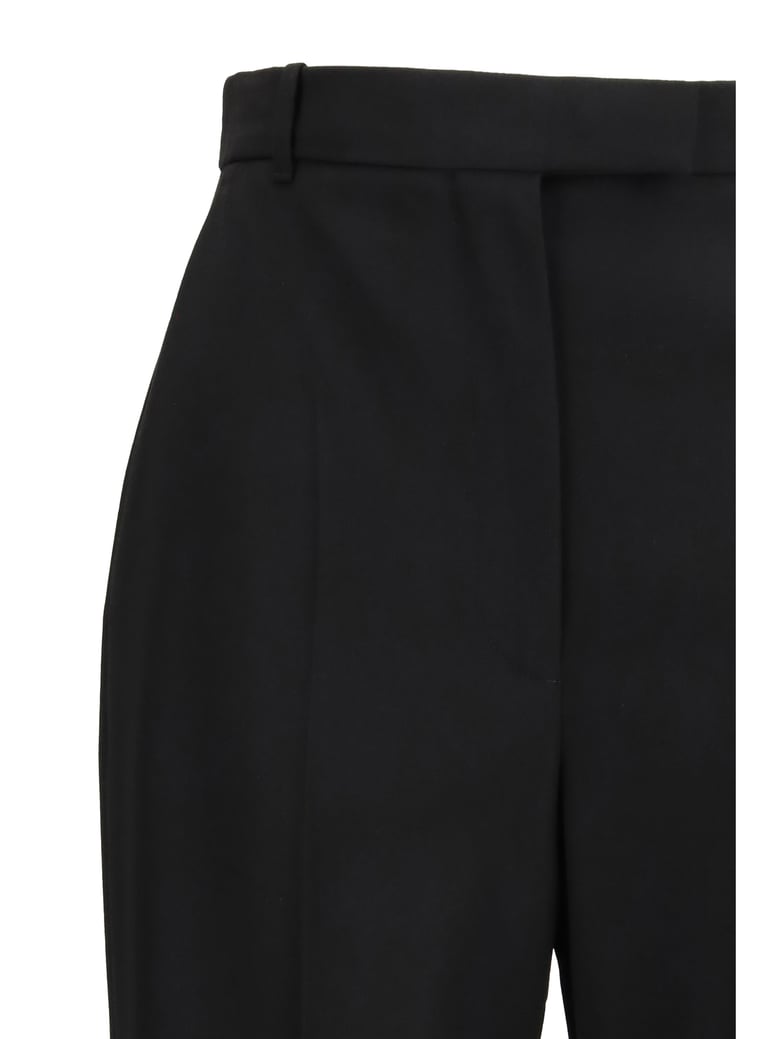 trousers black cotton by Selfnex