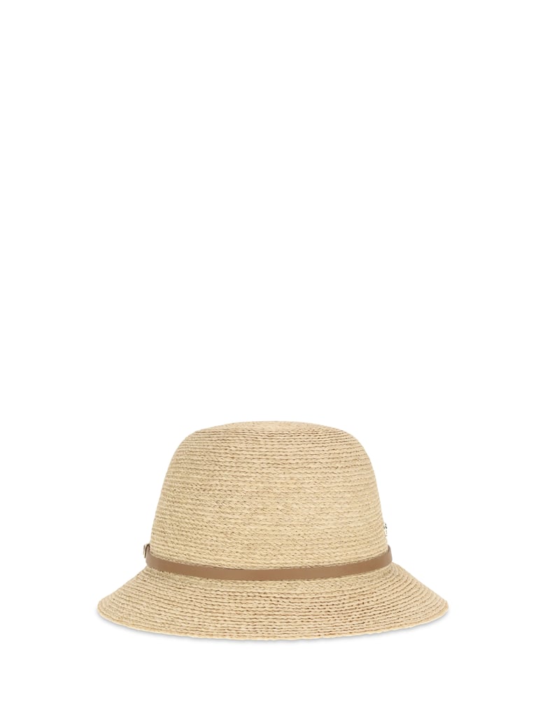 straw hat raffia natural/tan by Selfnex