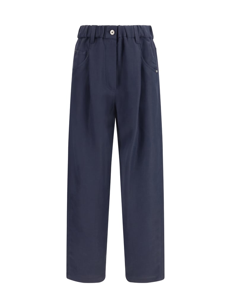 pants mixed linen abyss by Selfnex