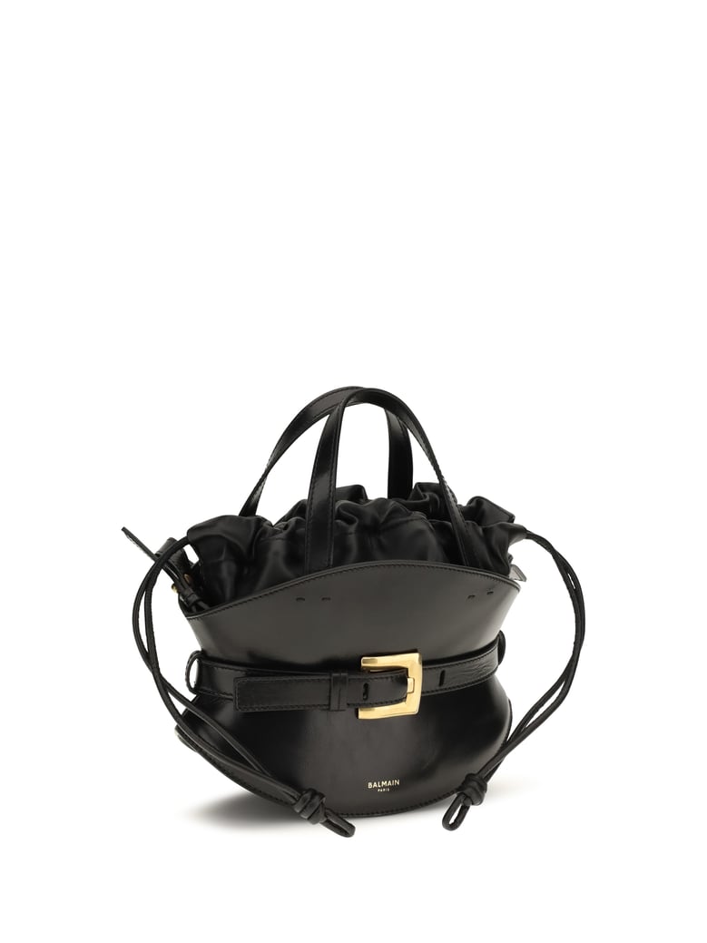 shoulder bag shuffle mini black calf leather by Selfnex