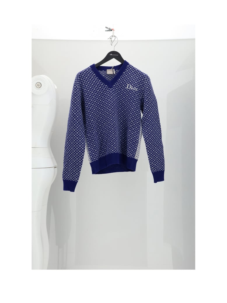 t-shirt blue wool by Selfnex