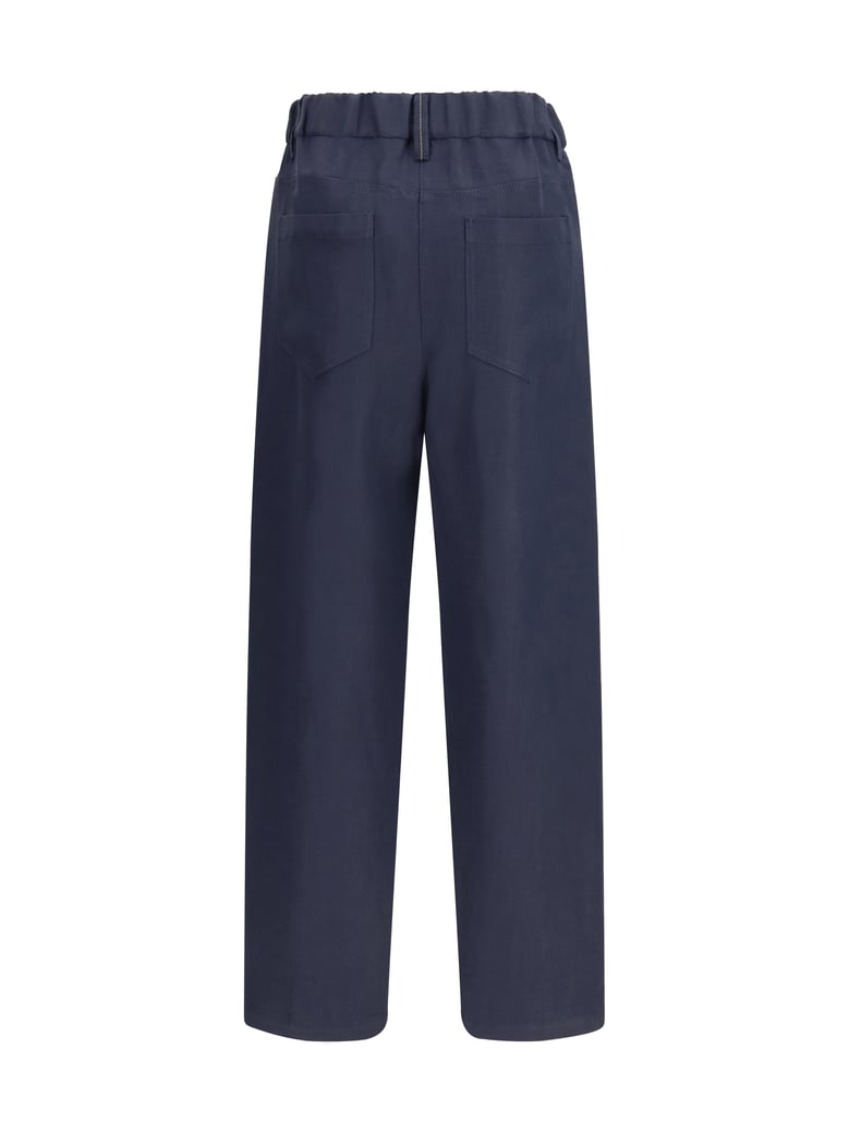 pants mixed linen abyss by Selfnex