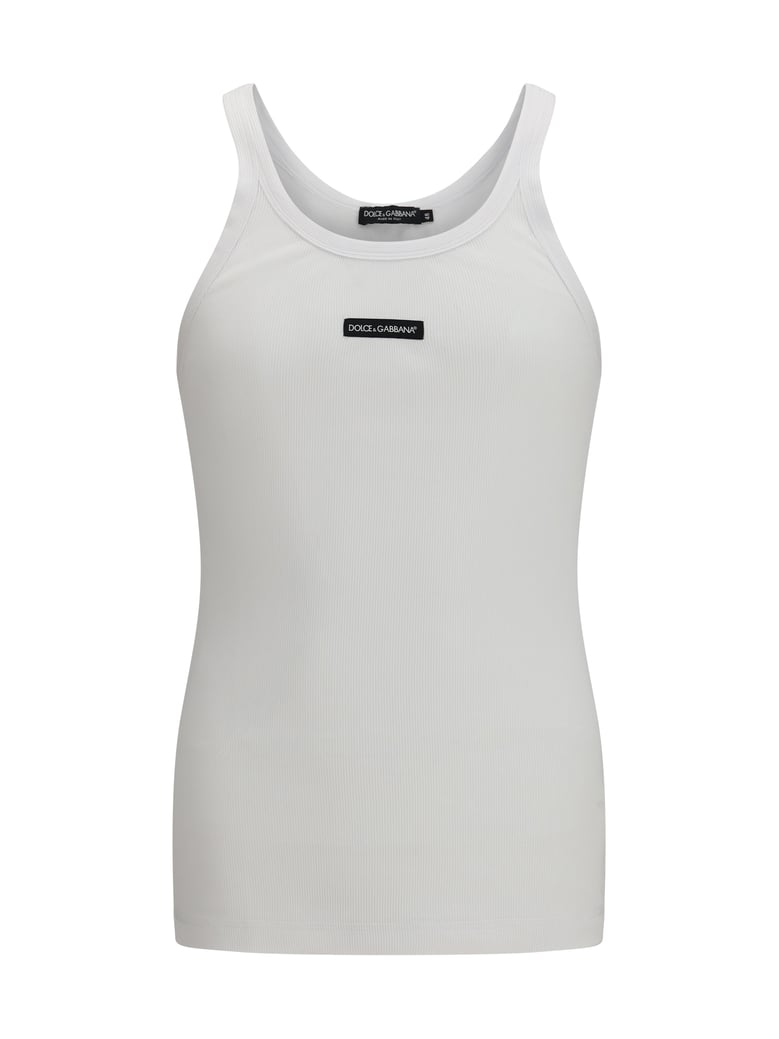 tank top cotton white by Selfnex