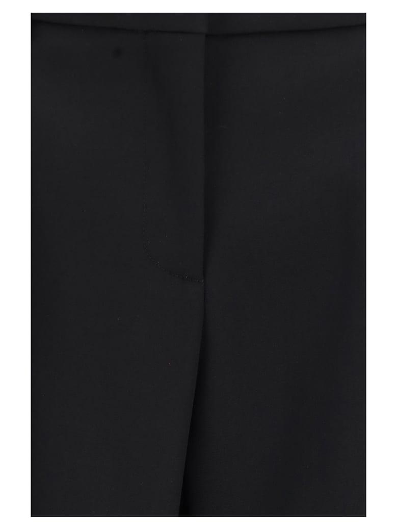 slim-fit tailored trousers black by Selfnex